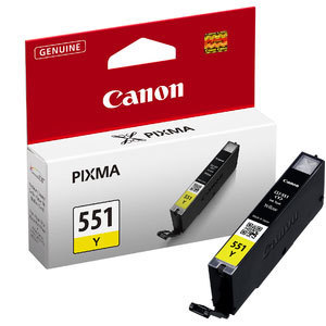 
	CLI-551Y Yellow Original Canon&nbsp; Ink Cartridge
