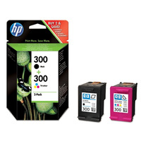 HP Original Black & Colour 300 (CN637EE) Ink Cartridge Multipack