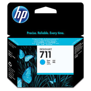 HP Original 711 Cyan Ink Cartridge (CZ130A)