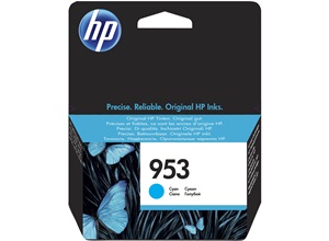 Original HP 953 Cyan Inkjet Cartridge (F6U12AE)