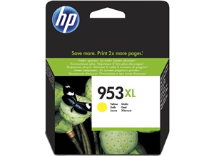 Original HP 953XL Yellow High Capacity Inkjet Cartridge (F6U18AE)