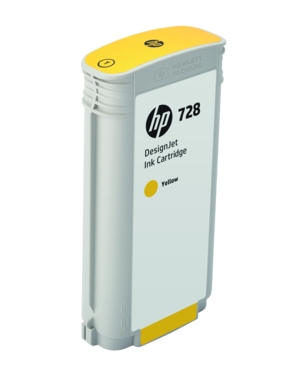 HP Original 728 Yellow High Capacity Inkjet Cartridge (F9J65A)