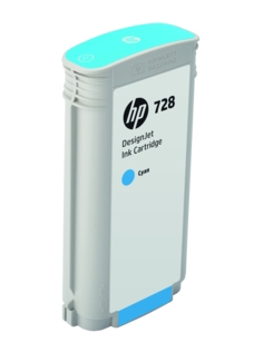 HP Original 728 Cyan High Capacity Inkjet Cartridge (F9J67A)