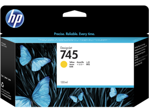 Original HP 745 Yellow Inkjet Cartridge (F9J96A)