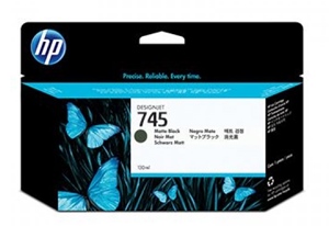 HP Original 745 Matt Black Inkjet Cartridge (F9J99A)