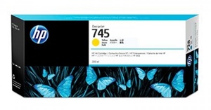 HP Original 745 Yellow High Capacity Inkjet Cartridge (F9K02A)