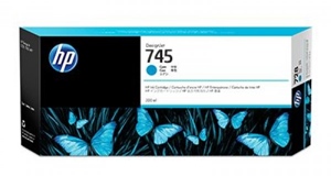 HP Original 745 Cyan High Capacity Inkjet Cartridge (F9K03A)