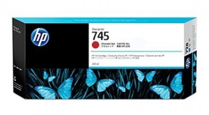 HP Original 745 Red High Capacity Inkjet Cartridge (F9K06A)