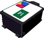 Remanufactured HP 14 (C5010) High Capacity Colour Ink Cartridge