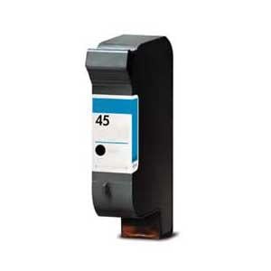 Remanufactured HP 45 (51645AE) High Capacity Black 42ml Ink Cartridge