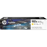 Original HP 981X Yellow High Capacity Inkjet Cartridge (L0R11A)