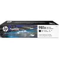 HP Original 981X Black High Capacity Inkjet Cartridge (L0R12A)