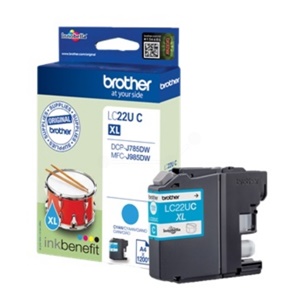 Original Brother LC22UC Cyan Inkjet Cartridge (LC-22UC)