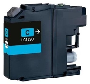 Brother LC123C Compatible Cyan Ink Cartridge