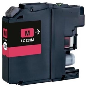 Brother LC123M Compatible Magenta Ink Cartridge