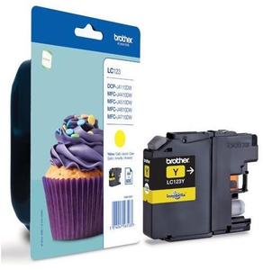 Original Brother LC123Y Yellow Ink Cartridge