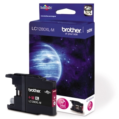 Original Brother LC1280XL-M Magenta Ink Cartridge 