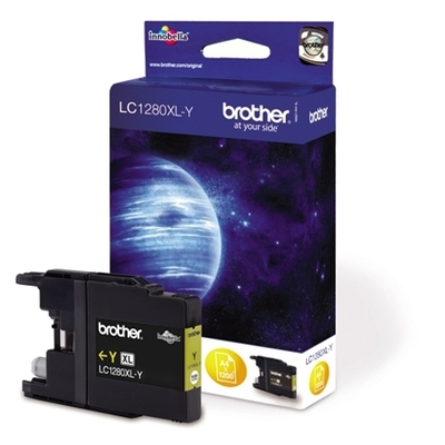 Original Brother LC1280XL-Y Yellow Ink Cartridge 