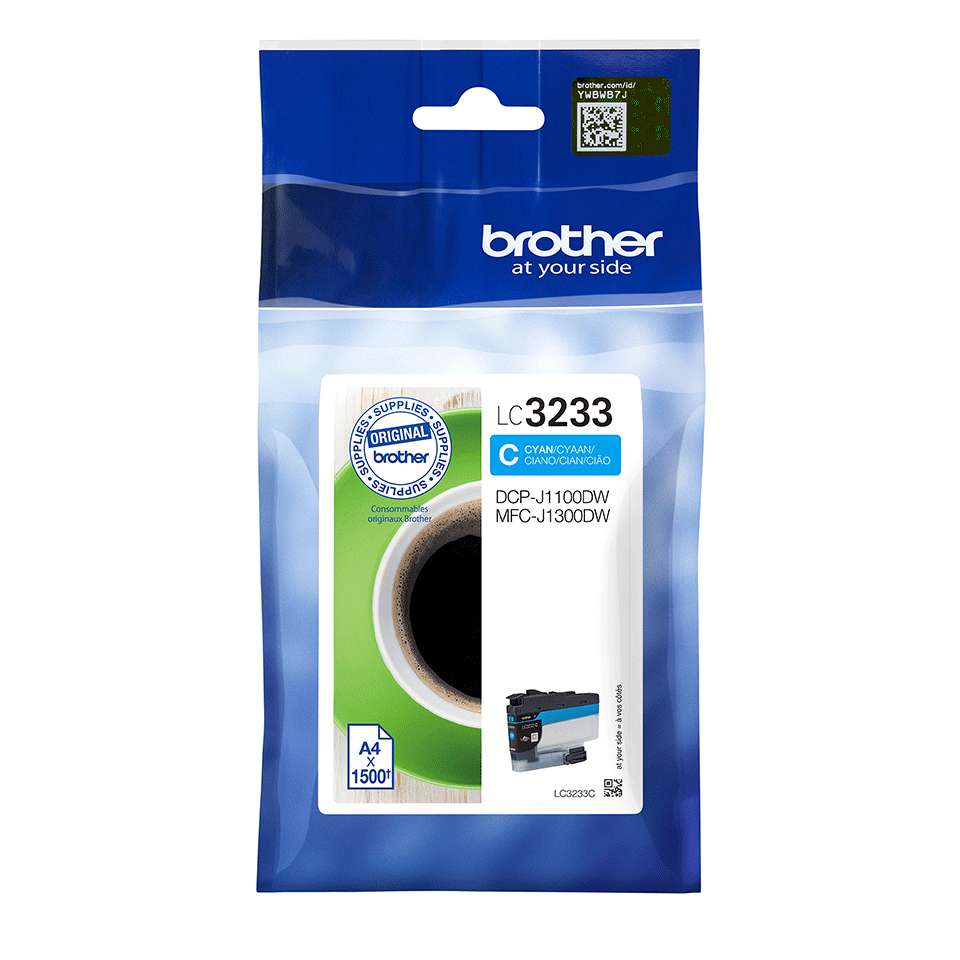 Brother Original LC3233C Cyan Inkjet Cartridge