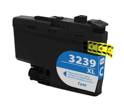 Brother Original LC-3239XLC Cyan High Capacity Inkjet Cartridge (LC3239XLC)