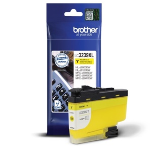 Original Brother LC-3239XLY Yellow High Capacity Inkjet Cartridge (LC3239XLY)