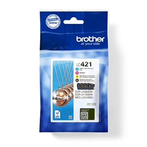 Brother Original LC421VAL Multipack Inkjet Cartridge