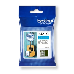 Brother Original LC421XLC Cyan High Capacity Inkjet Cartridges