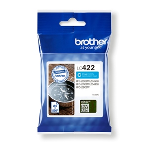 Original Brother LC422C Cyan Inkjet Cartridge LC422C