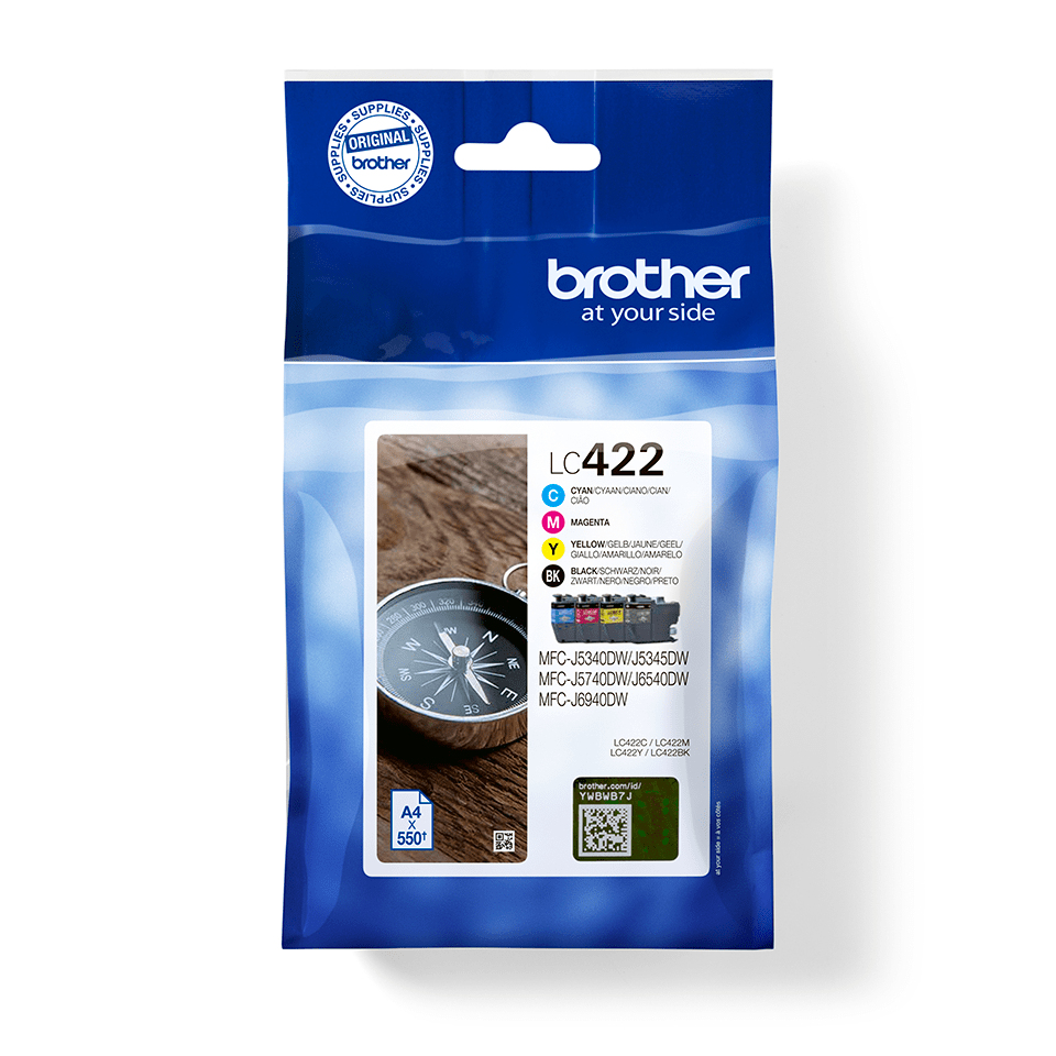 Original Brother LC422VAL Multipack Inkjet Cartridge