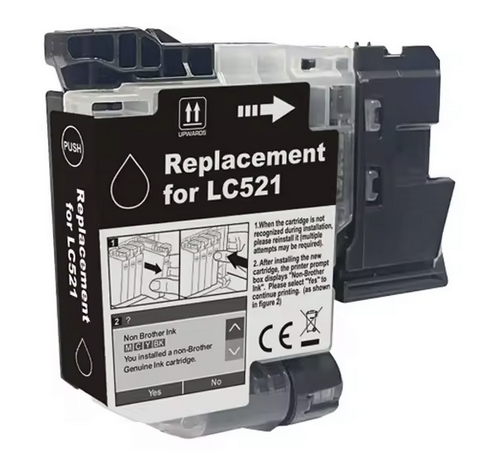 Brother LC-521 Compatible Black Ink Cartridge