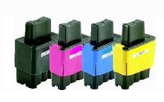 Brother LC900/LC41 Compatible Ink Cartridges Full Set of 4 Black/Cyan/Magenta/Yellow