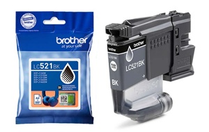 Original Brother LC-521BK Black Inkjet Cartridge LC521BK
