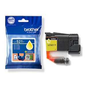 Original Brother LC-521Y Yellow Inkjet Cartridge LC521Y