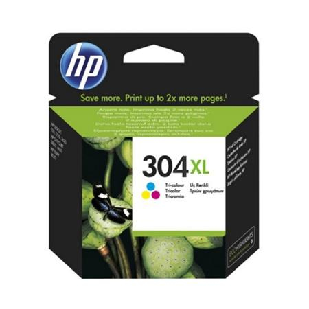 Original HP 304XL Tri-Colour High Capacity Inkjet Cartridge (N9K07AE)