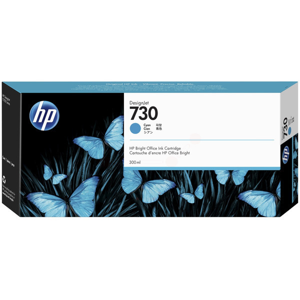 HP Original 730 Cyan High Capacity  Inkjet Cartridge P2V68A