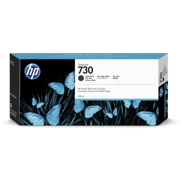 Original HP 730 Matte Black High Capacity Inkjet Cartridge P2V71A