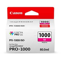 Original Canon PFI-1000M Magenta Inkjet Cartridge (PFI-1000M)