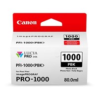 Canon Original PFI-1000PBK Black Inkjet Cartridge (PFI-1000PBK)