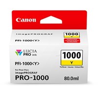 Original Canon PFI-1000Y Yellow Inkjet Cartridge (PFI-1000Y)