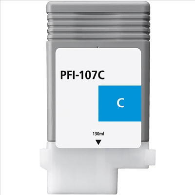 Canon Compatible PFI107C Cyan Ink Cartridge 