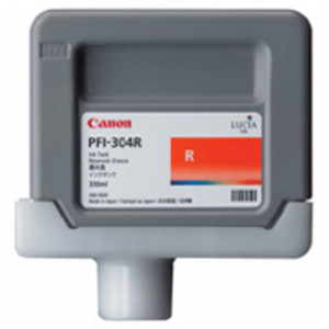 
	PFI-304R (3855B005AA,) Canon Original Red Ink Cartridge
