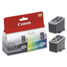 Canon Original PG40 & CL41 Twin Pack Ink Cartridges 
