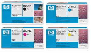 Original HP Q647 Toner Cartridge Multipack (Q6470A/Q6471A/Q6472A/Q6473A)