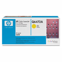 Original Q6472A HP Yellow Toner Cartridge