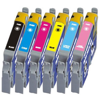 Compatible Epson T0331/T0332/T0333/T0334/T0335/T0336 Compatible Epson Cartridges Full Set