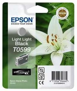Epson Original T0599 Light Light Black Ink Cartridge