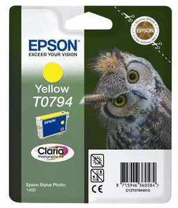 Original Epson T0794 Yellow Ink Cartridge
