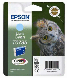 Epson Original T0795 Photo Cyan Ink Cartridge