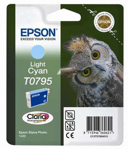 Original Epson T0795 Photo Cyan Ink Cartridge
