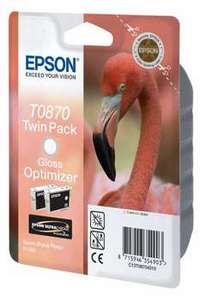 Original Epson T0870 Gloss Optimizer Ink Cartridge

